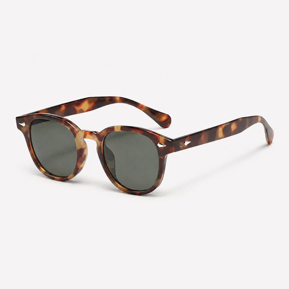 Antibes 1923 small round acetate sunglasses by HARO Eyewear